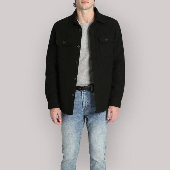 Jachs New York Sherpa Lined Wool Jacket Medium - Picture 3 of 10